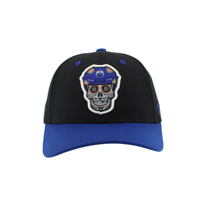 Edmonton Oilers Zephyr 3D Bones Black Snapback Hat