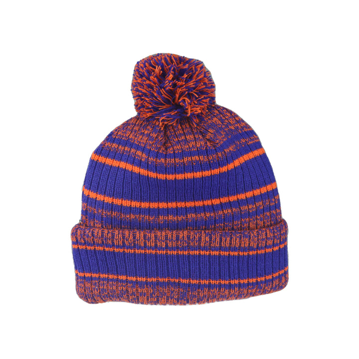 Edmonton Oilers Zephyr Blue Venture Toque w/ Pom