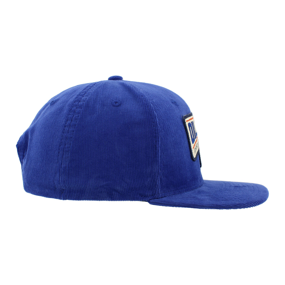 Edmonton Oilers Zephyr Corduroy Blue Snapback Hat