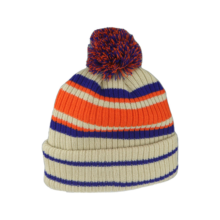 Edmonton Oilers Zephyr Cream Paramount Toque w/ Pom