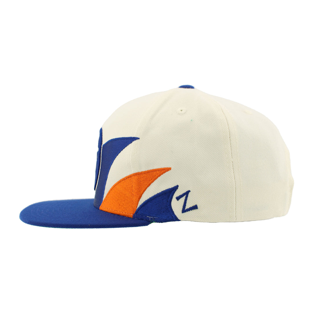 Edmonton Oilers Zephyr Cream Shark Tooth Snapback Hat