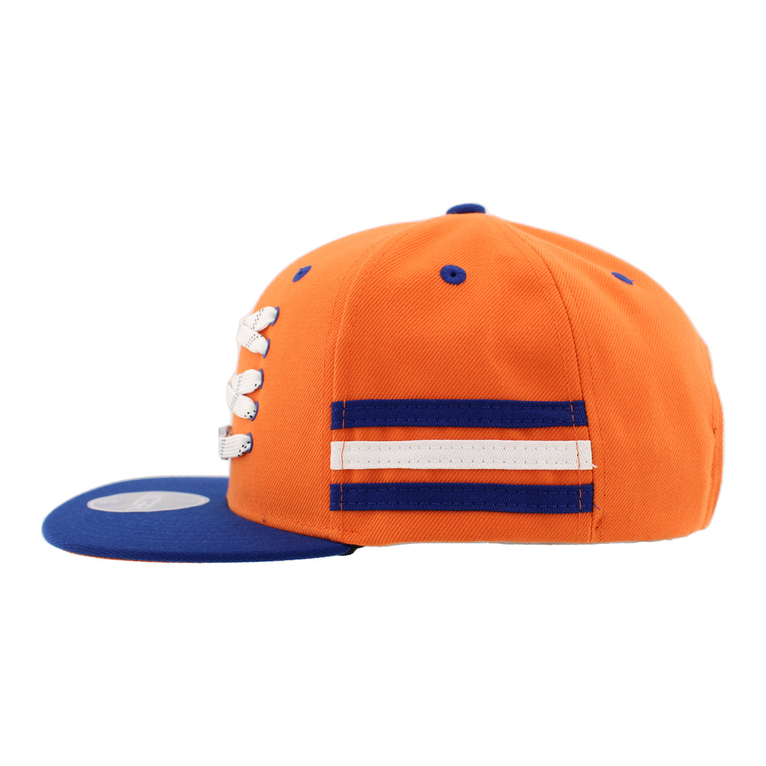 Edmonton Oilers Zephyr Orange Lacer Snapback Hat