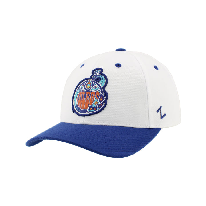 Edmonton Oilers Zephyr South Asian Celebration White Snapback Hat