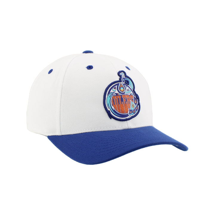 Edmonton Oilers Zephyr South Asian Celebration White Snapback Hat