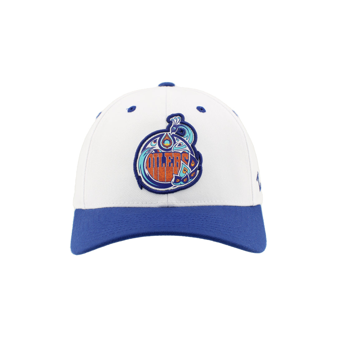 Edmonton Oilers Zephyr South Asian Celebration White Snapback Hat