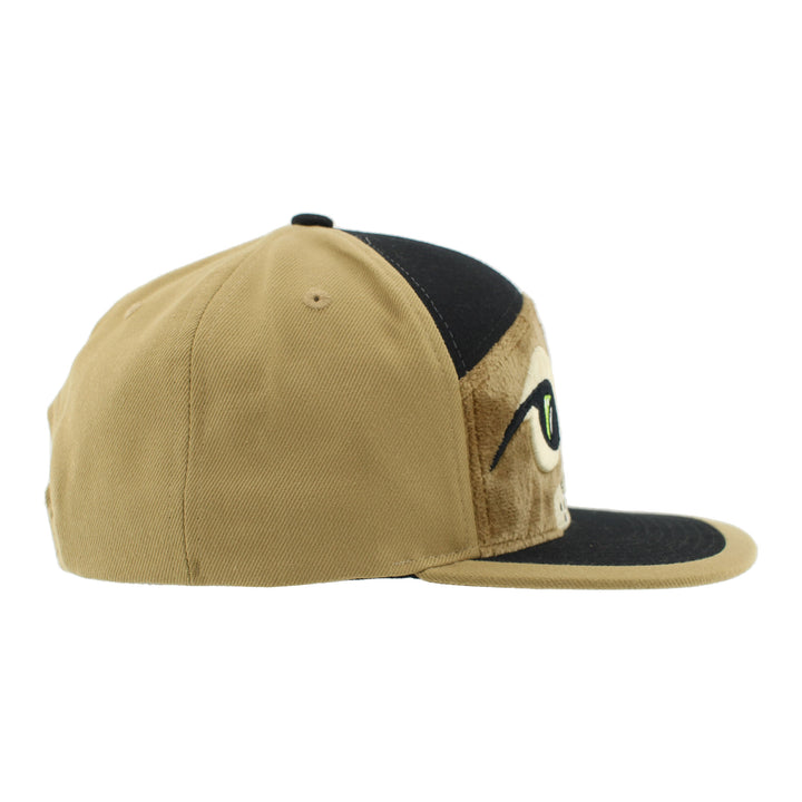 Edmonton Oilers Zephyr Tan & Black 3D Hunter Snapback Hat