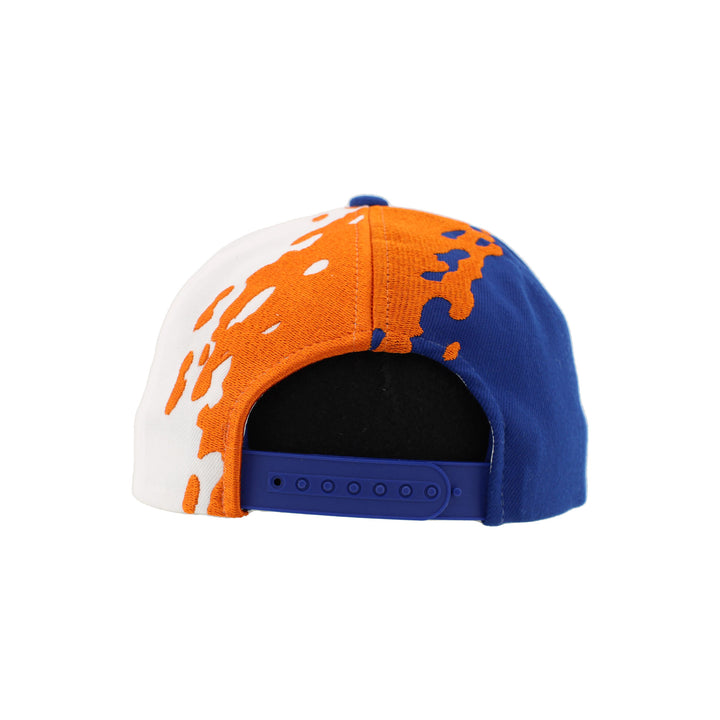 Edmonton Oilers Zephyr White Paint Brush Snapback Hat