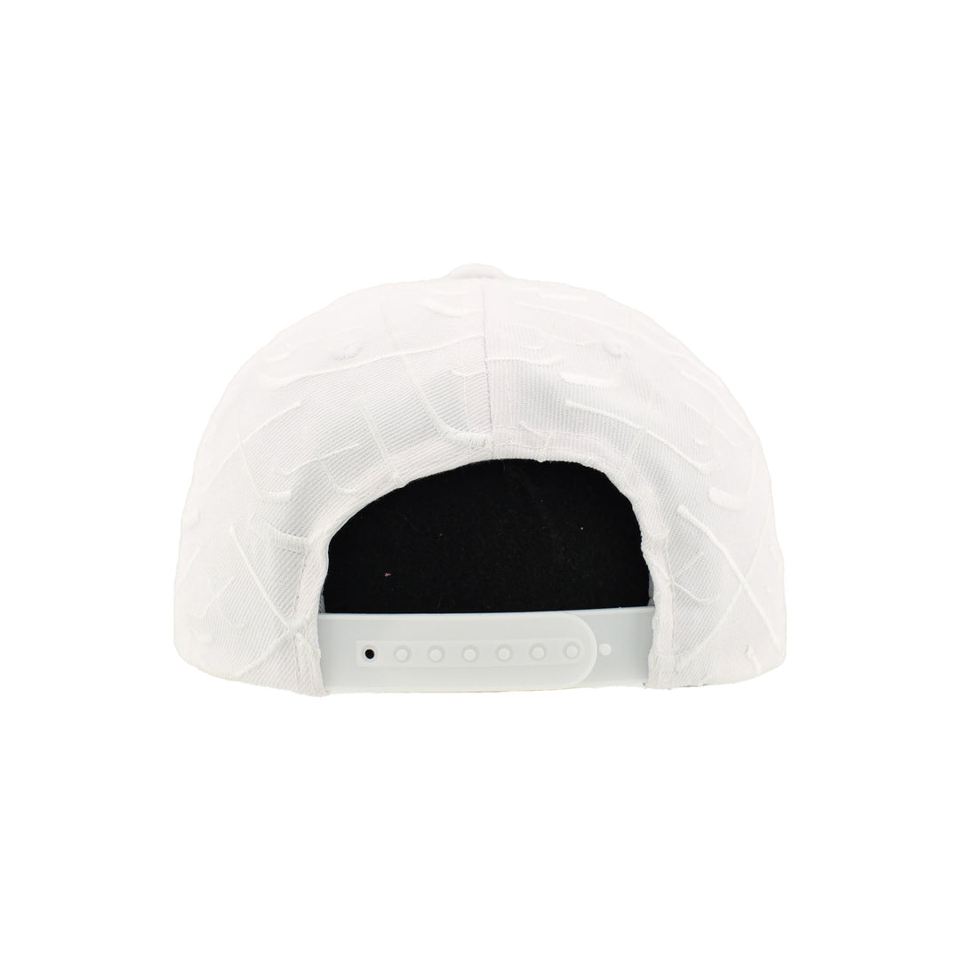 Edmonton Oilers Zephyr White Top-Shelf Snapback Hat