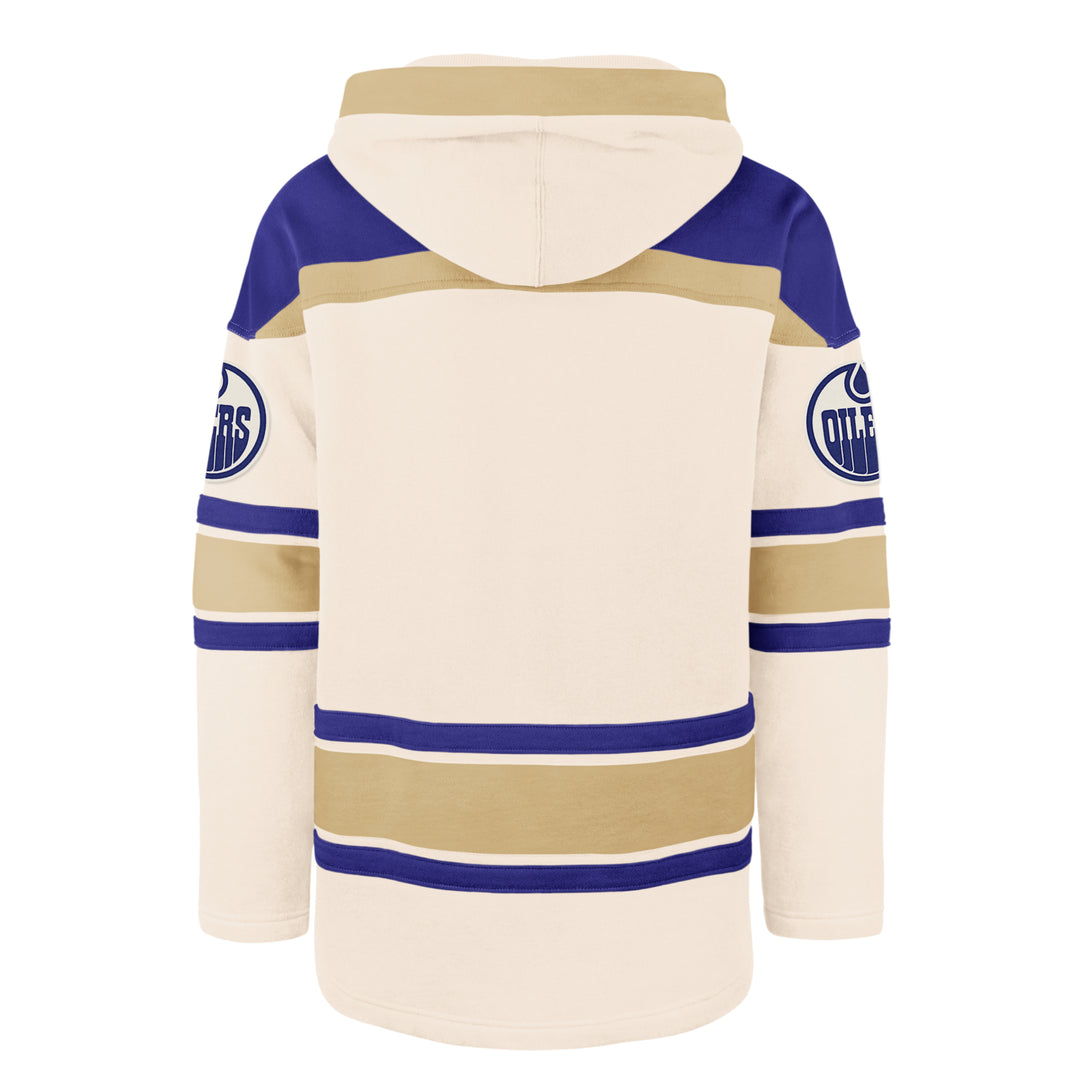 Edmonton Oilers '47 Tri Nilley Lacer Cream Hoodie