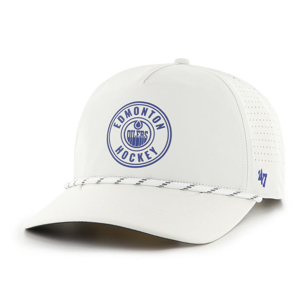 Edmonton Oilers '47 White Loop Hitch Adjustable Hat