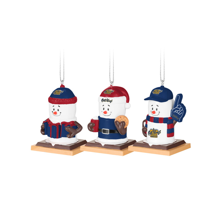 Edmonton Oil Kings Holiday Smores Family Ornament Pack