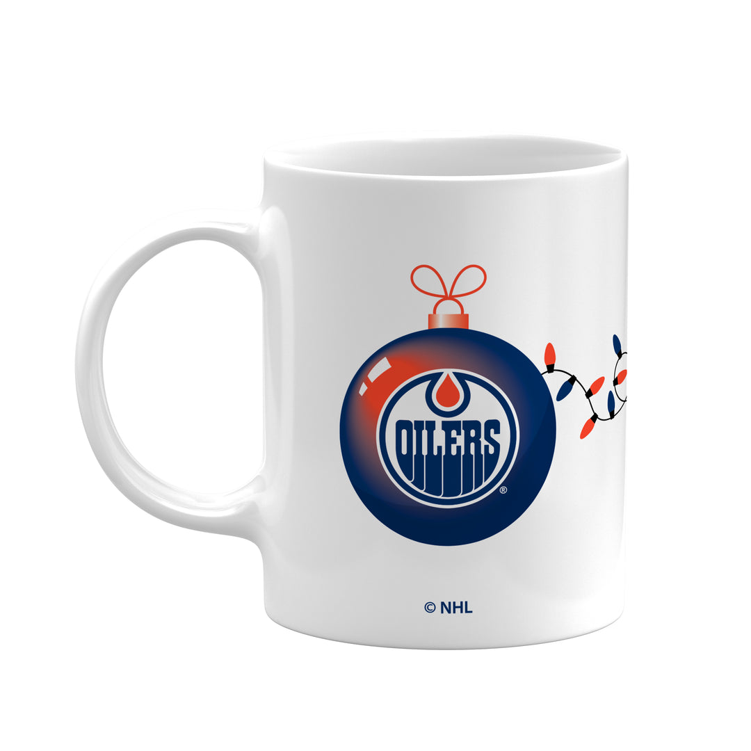 Edmonton Oilers Holiday Christmas 11 oz Sublimated Coffee Mug