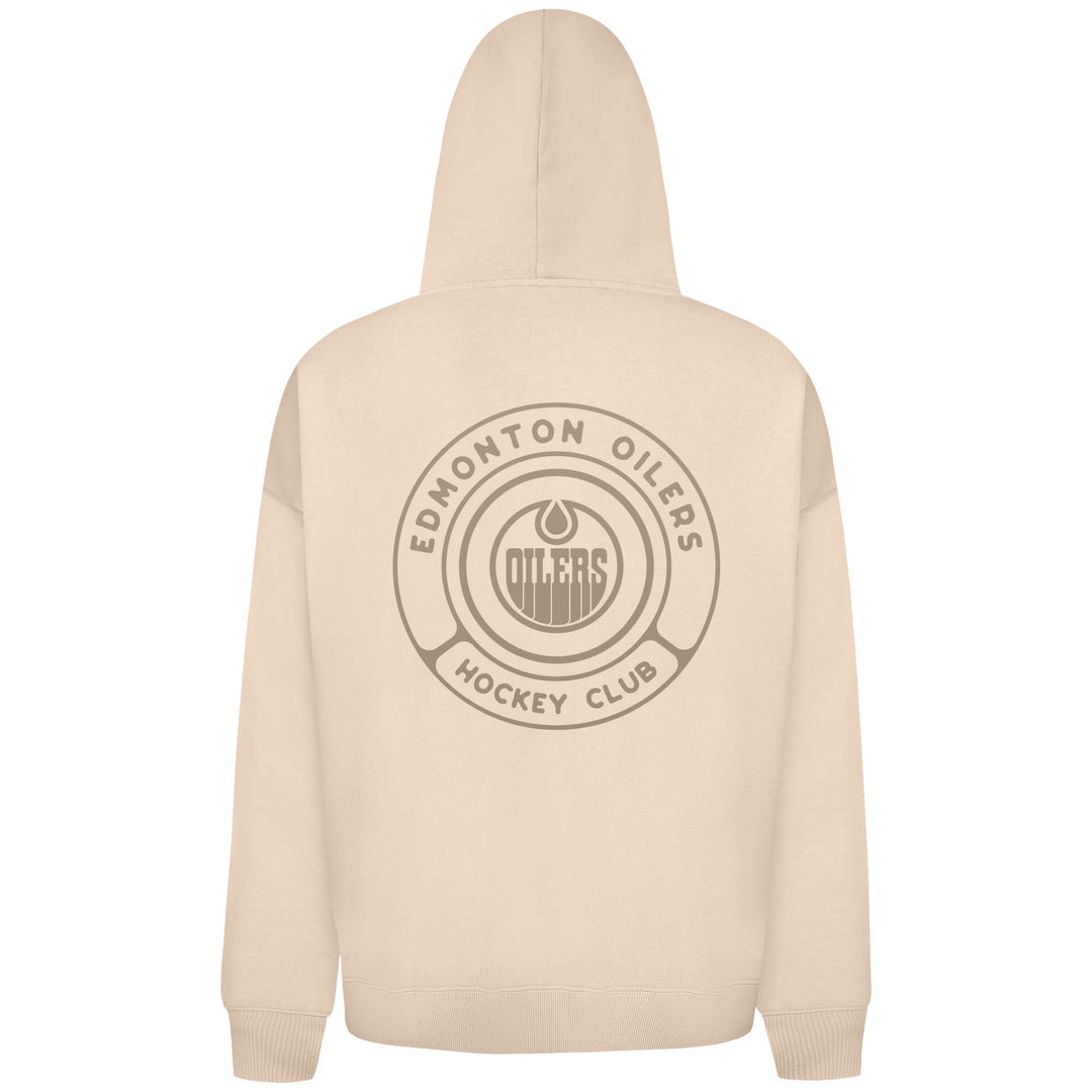 Edmonton Oilers Levelwear Desert Shadow Cream Uphill Full-Zip Hoodie