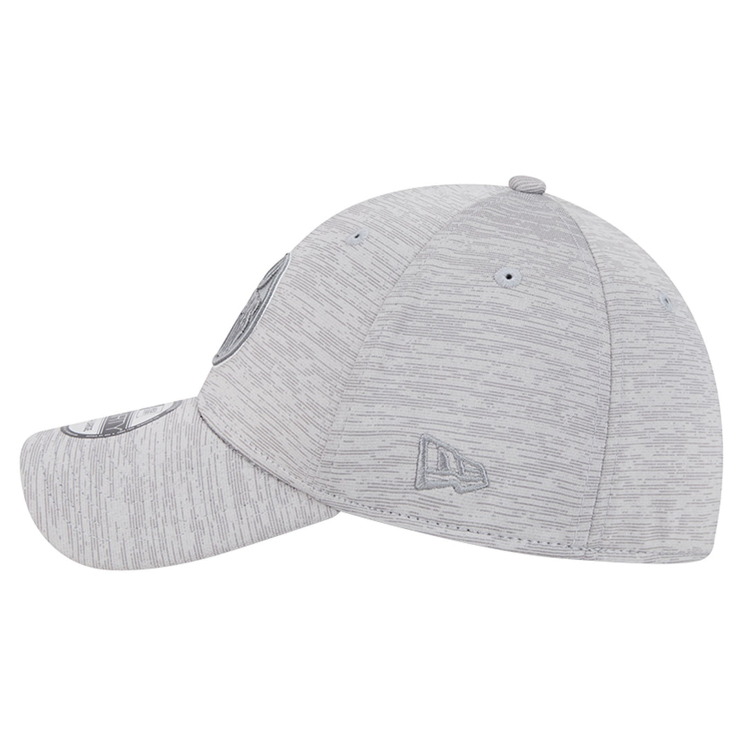 Edmonton Oilers New Era Active Heather Grey Tech 39THIRTY Flex Hat