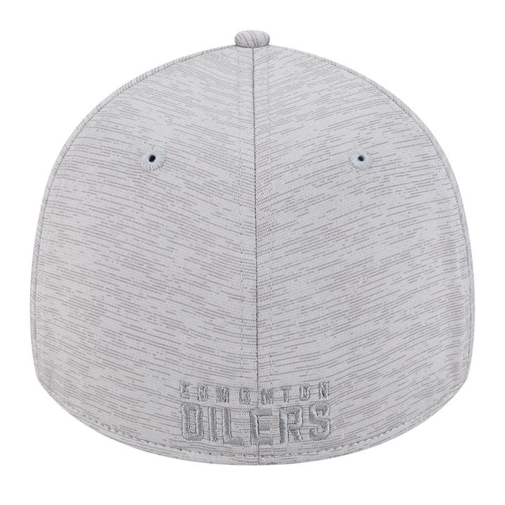 Edmonton Oilers New Era Active Heather Grey Tech 39THIRTY Flex Hat