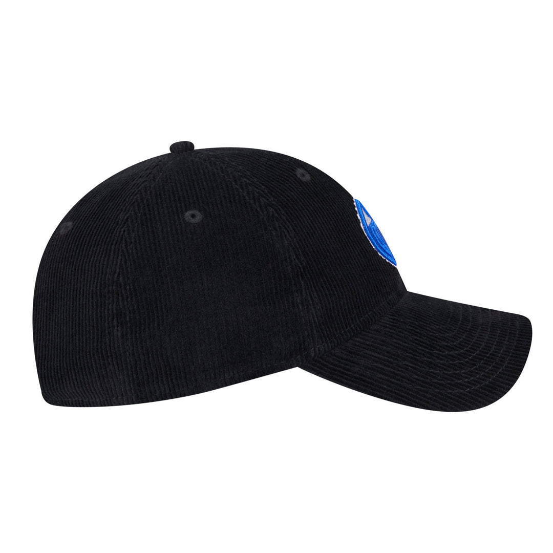 Edmonton Oilers New Era Black Corduroy Throwback 9TWENTY Adjustable Hat