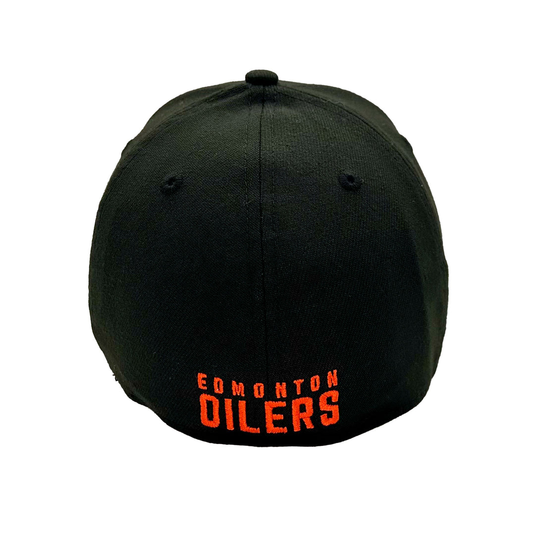 Edmonton Oilers New Era Black Turtle Island 39THIRTY Flex Hat