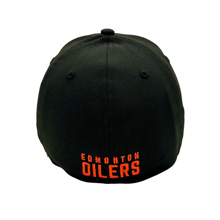 Edmonton Oilers New Era Black Turtle Island 39THIRTY Flex Hat