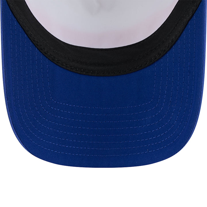 Edmonton Oilers New Era Blue Color Block 9FORTY A-Frame Meshback Snapback Hat