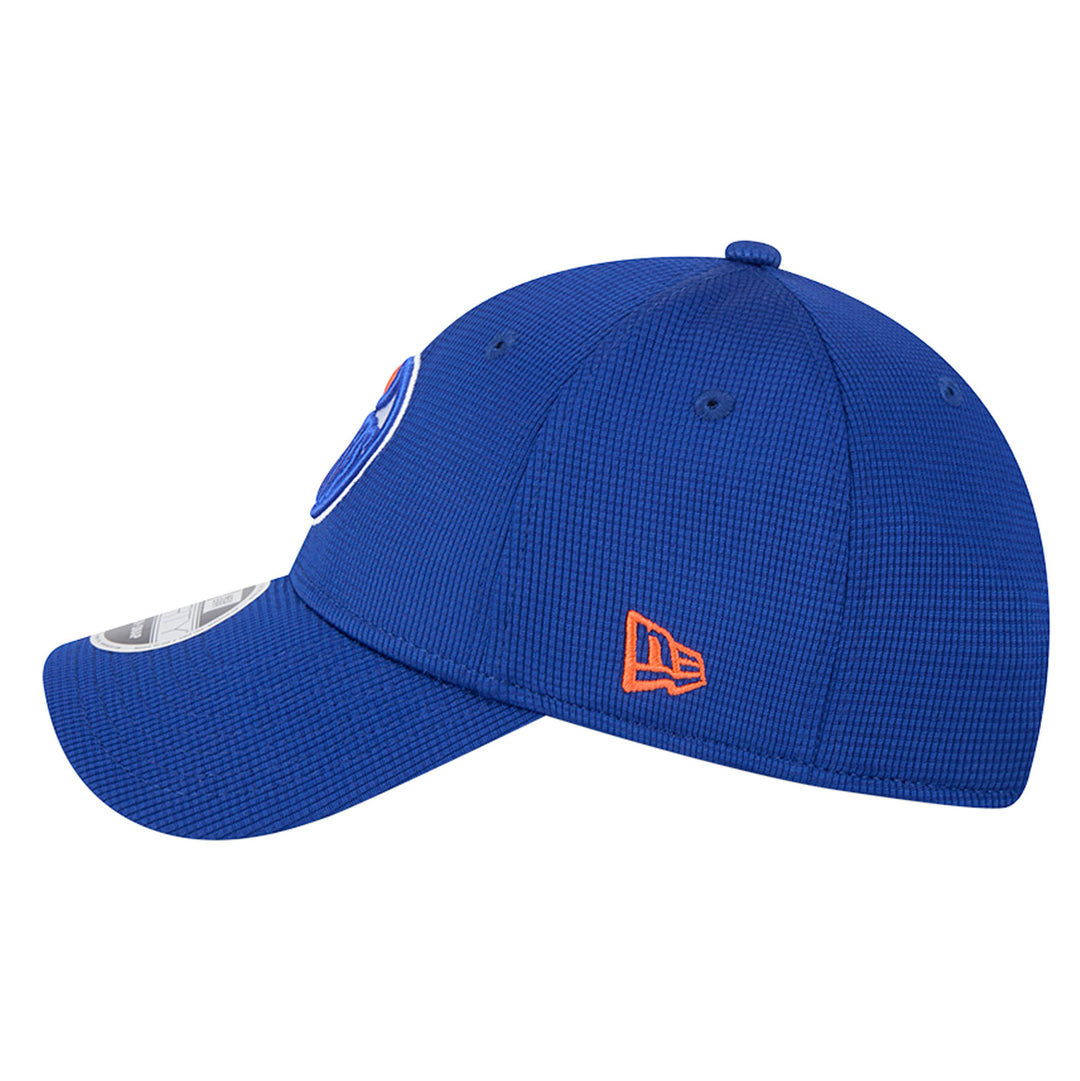 Edmonton Oilers New Era Blue Pivot 9FORTY Stretch-Snap Adjustable Hat