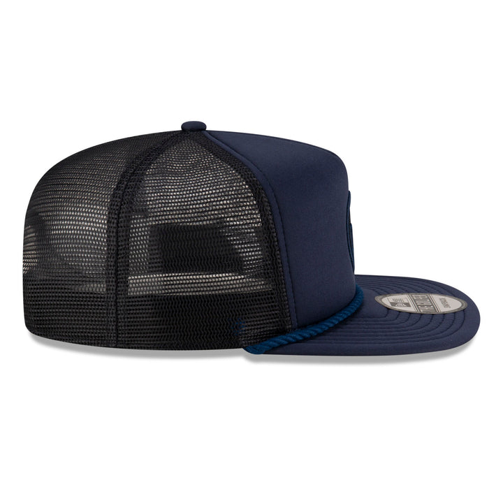 Edmonton Oilers New Era Navy Active GOLFER Tonal Meshback Snapback Hat