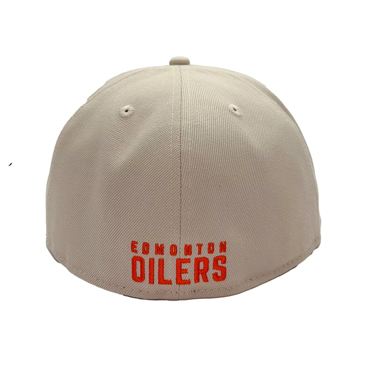 Edmonton Oilers New Era Stone 59FIFTY Fitted Turtle Island Logo Hat