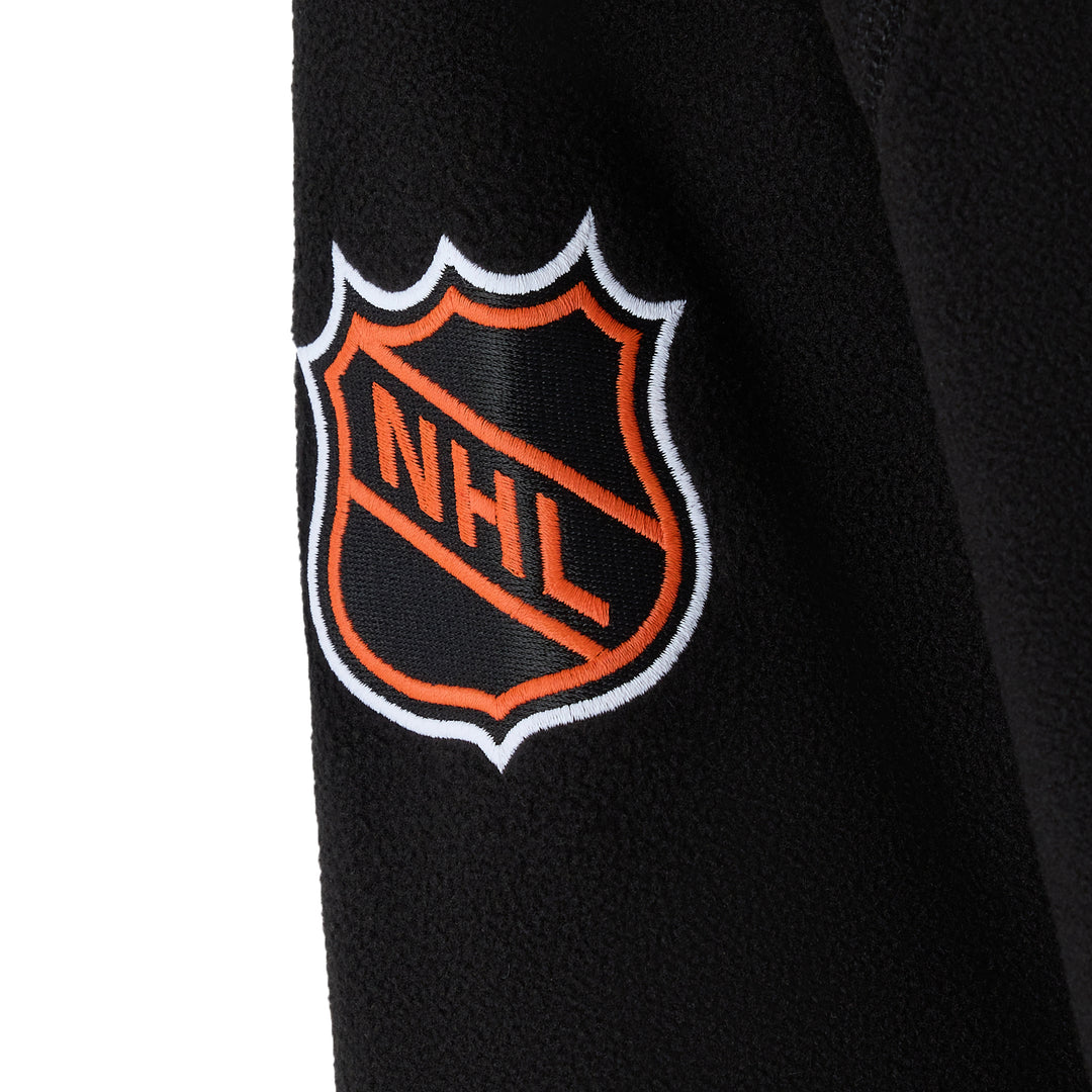 Edmonton Oilers October's Very Own OVO x NHL Black Microfleece Mock Neck Full-Zip Jacket