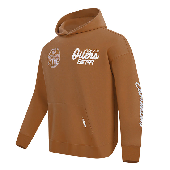 Edmonton Oilers Pro Standard Paint the City Brown Hoodie