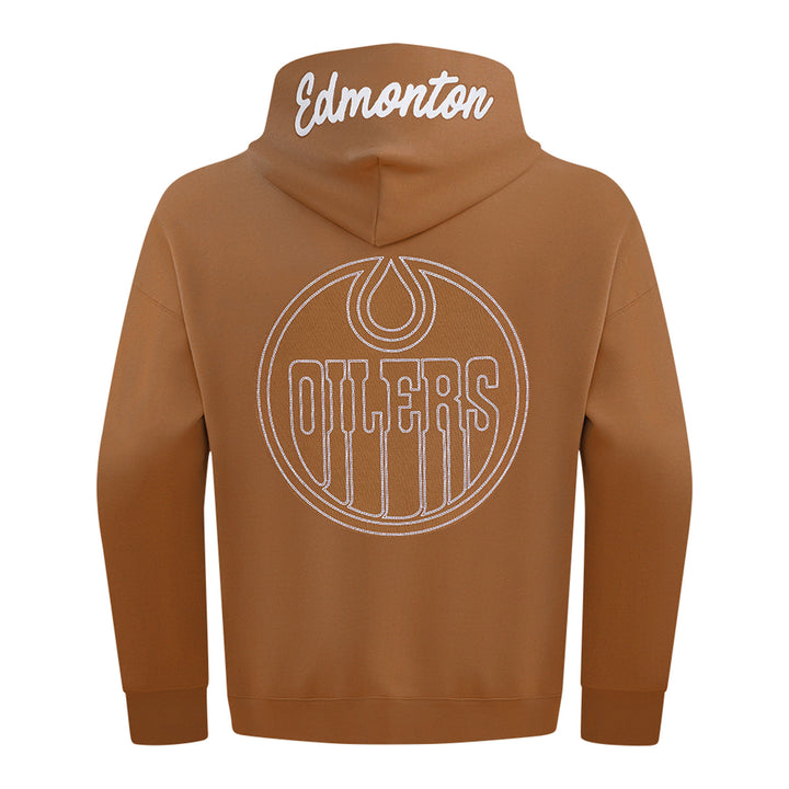 Edmonton Oilers Pro Standard Paint the City Brown Hoodie