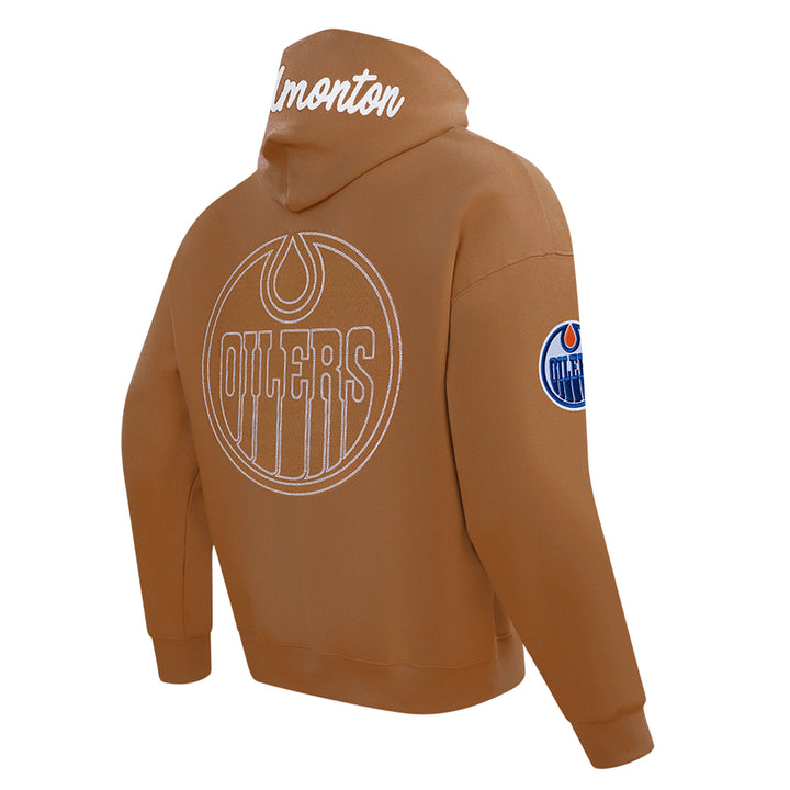 Edmonton Oilers Pro Standard Paint the City Brown Hoodie