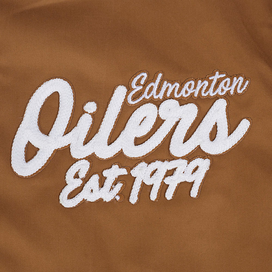 Edmonton Oilers Pro Standard Paint the City Brown Hoodie