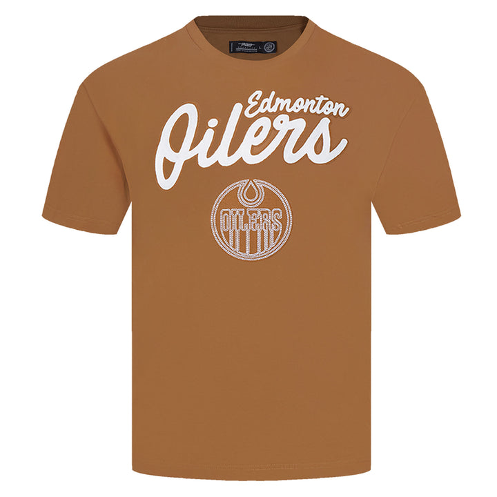 Edmonton Oilers Pro Standard Paint the City Brown T-Shirt