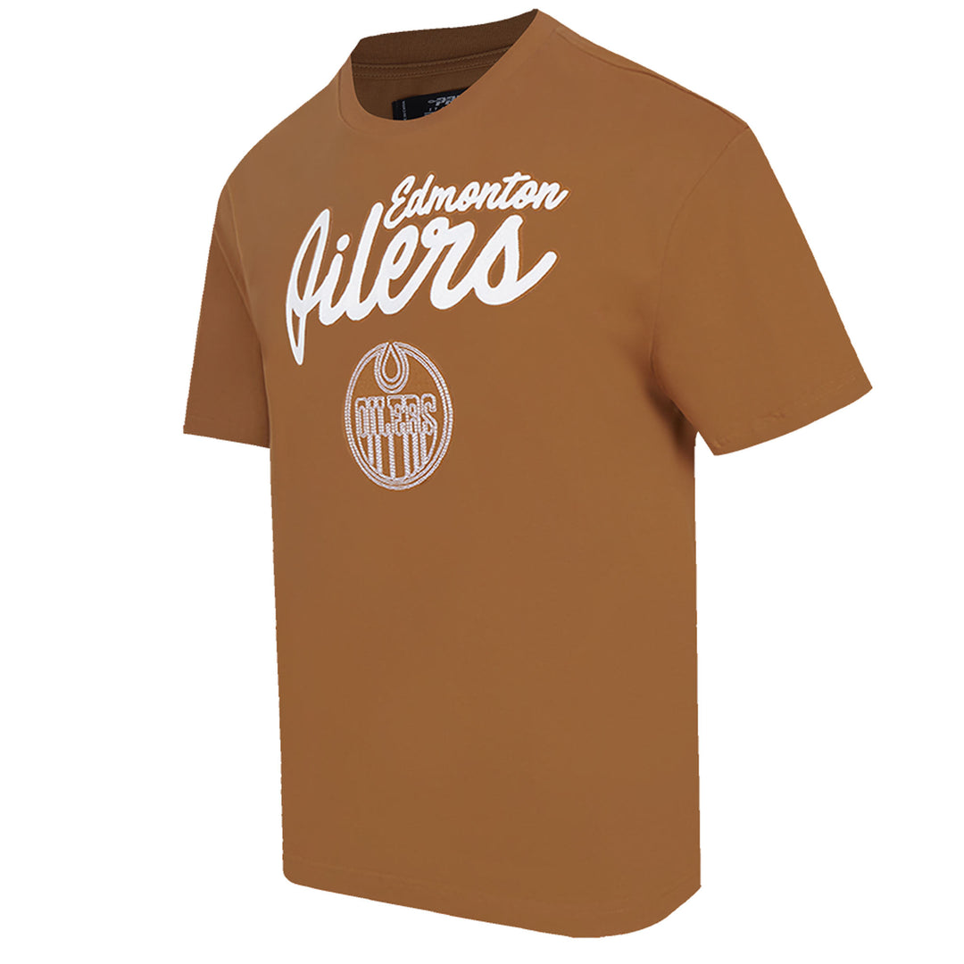 Edmonton Oilers Pro Standard Paint the City Brown T-Shirt