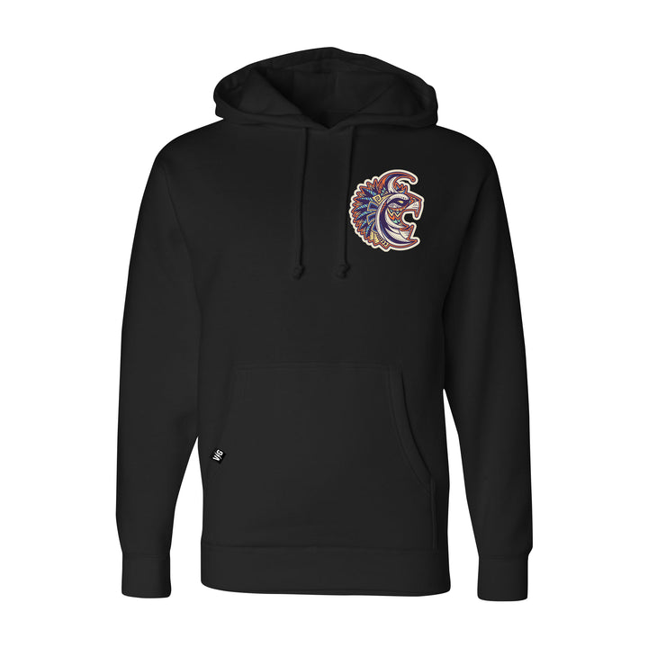 Edmonton Oilers Violent Gentlemen Dia de los Muertos (Day of the Dead) Lynx Black Hoodie