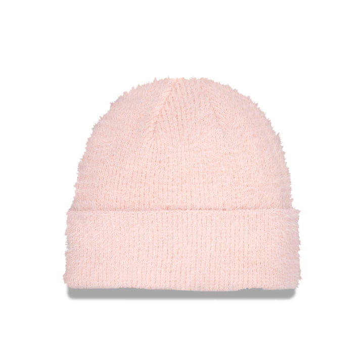 Edmonton Oilers Women's New Era Pink Active Fuzzy Cuff Knit Toque