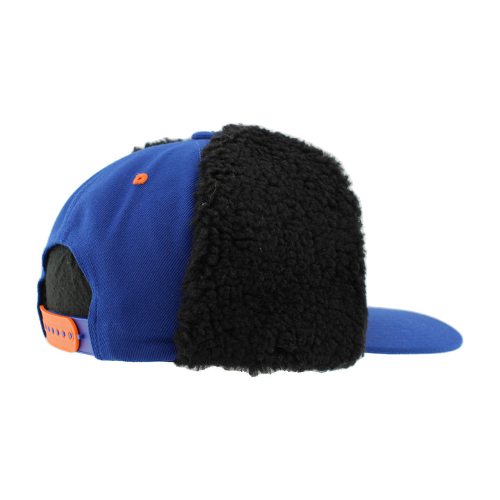 Edmonton Oilers Zephyr Blue and Orange Holiday Jingle 3D Earmuff Snapback Hat