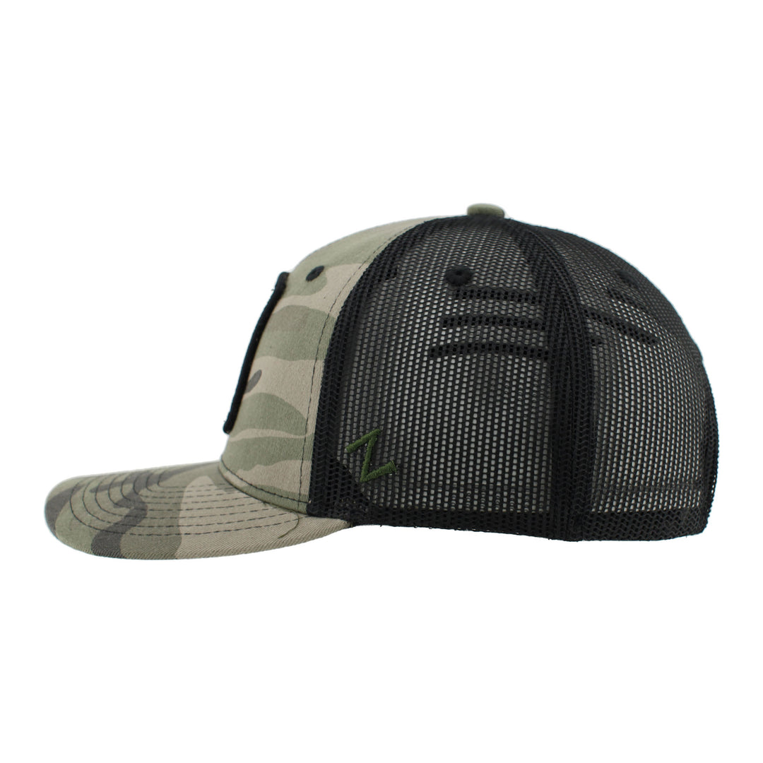 Edmonton Oilers Zephyr Camo Campfire Snapback Hat