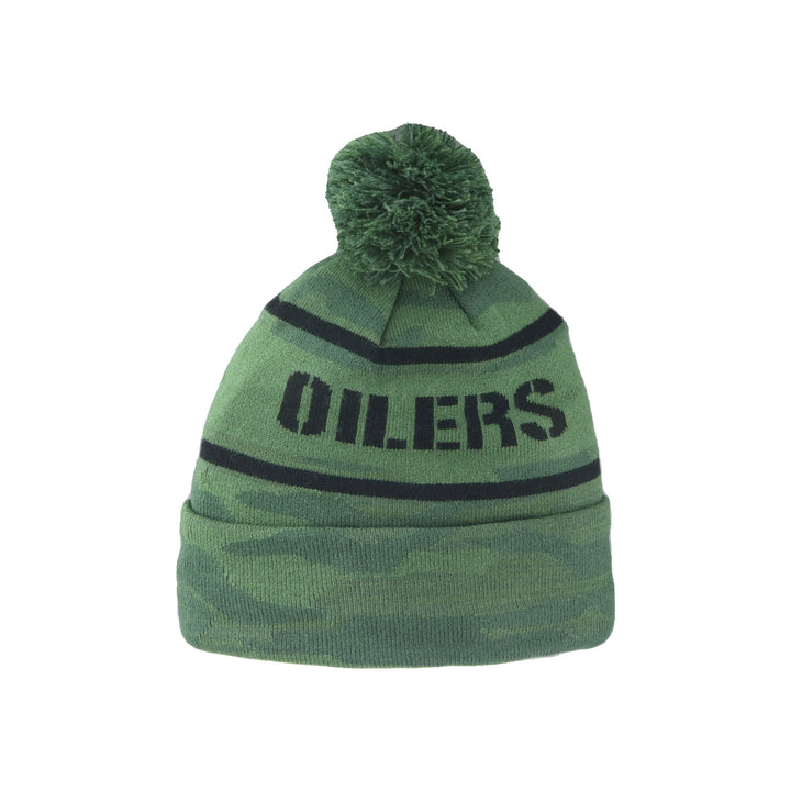 Edmonton Oilers Zephyr Camo Trooper Toque w/ Pom