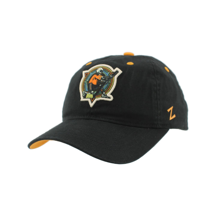 Edmonton Oilers Zephyr Dia de los Muertos (Day of the Dead) Black Adjustable Hat