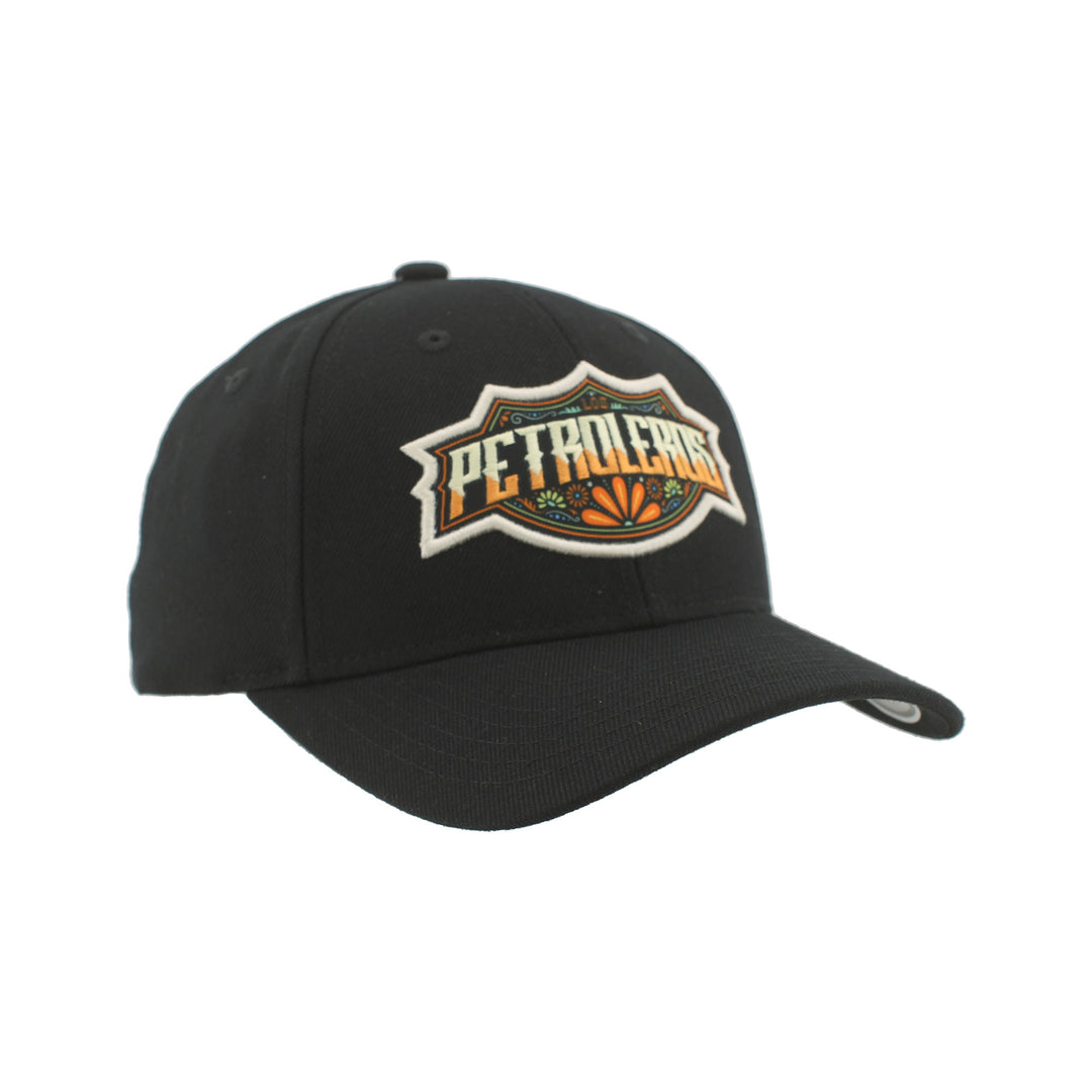 Edmonton Oilers Zephyr Dia de los Muertos (Day of the Dead) Black "Los Petroleros" Snapback Hat