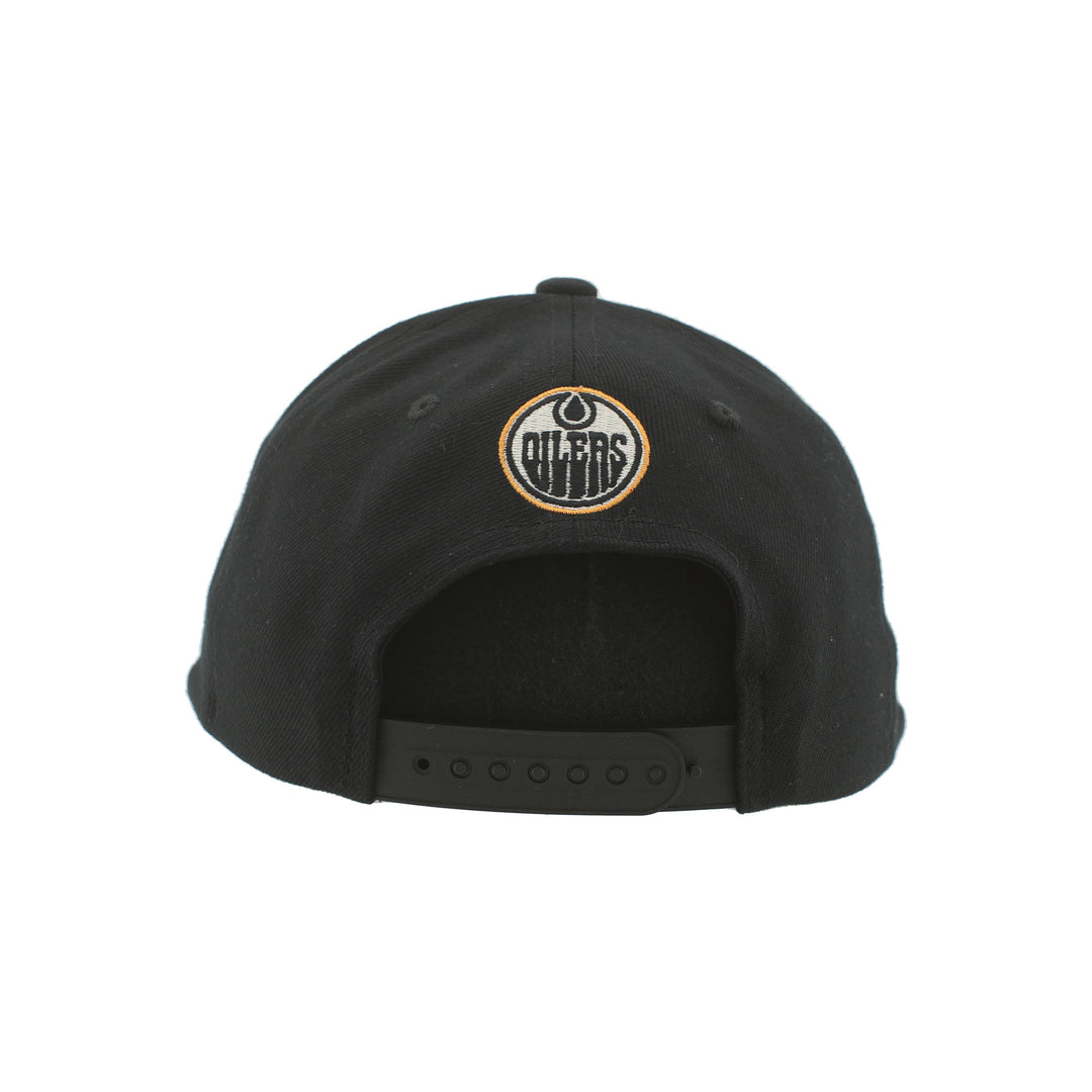 Edmonton Oilers Zephyr Dia de los Muertos (Day of the Dead) Black "Los Petroleros" Snapback Hat