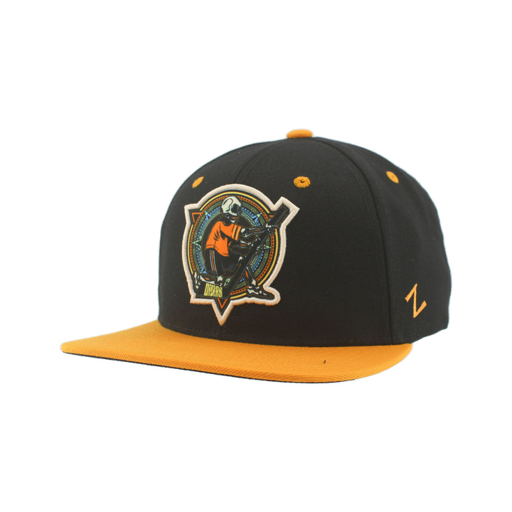 Edmonton Oilers Zephyr Dia de los Muertos (Day of the Dead) Black Snapback Hat