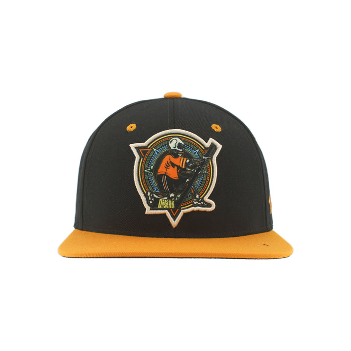 Edmonton Oilers Zephyr Dia de los Muertos (Day of the Dead) Black Snapback Hat