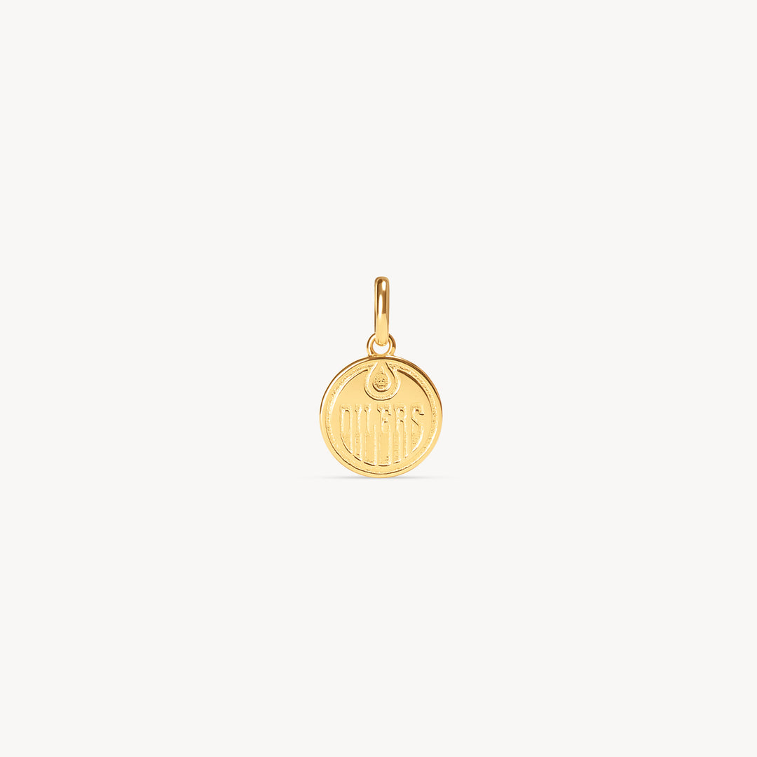 Edmonton Oilers Hillberg & Berk Medallion Charm