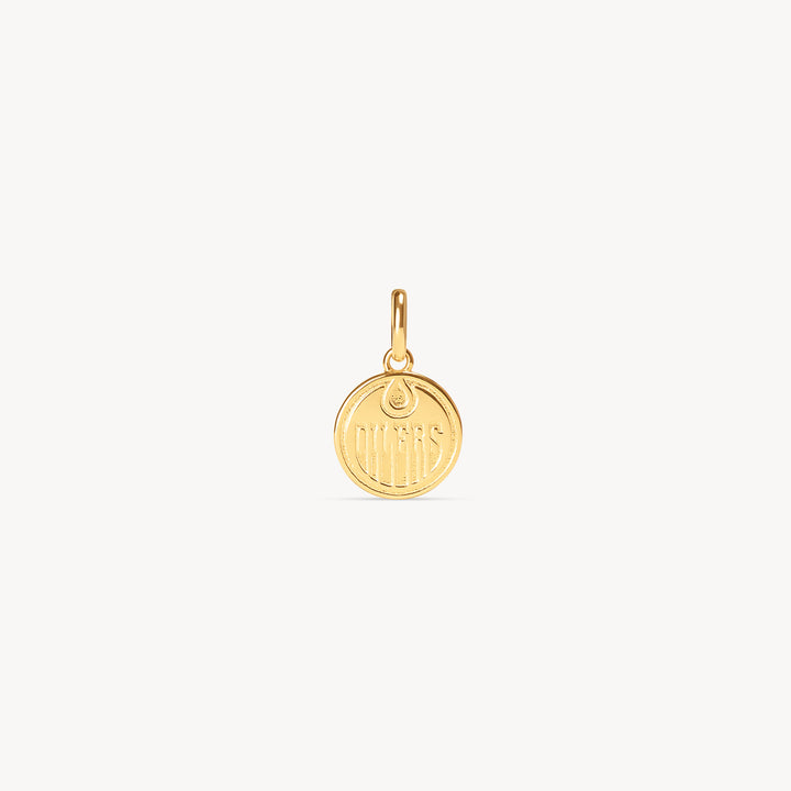 Edmonton Oilers Hillberg & Berk Medallion Charm