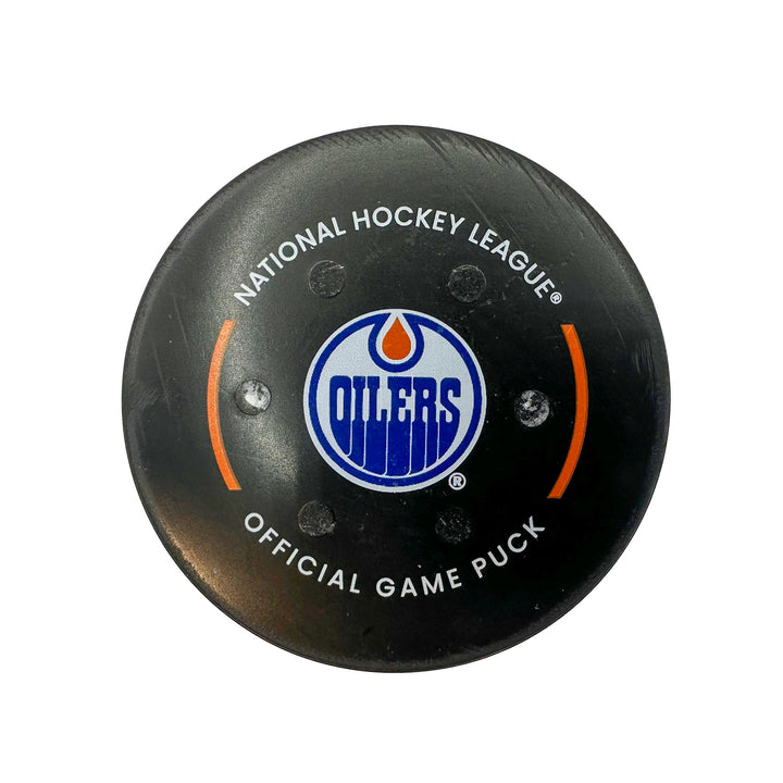 Evander Kane Edmonton Oilers Goal Puck - Apr. 5/2024 vs Colorado Avalanche #24561