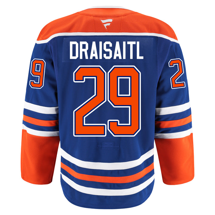 Leon Draisaitl Edmonton Oilers Fanatics Authentic Pro On Ice Royal Blue Home Jersey