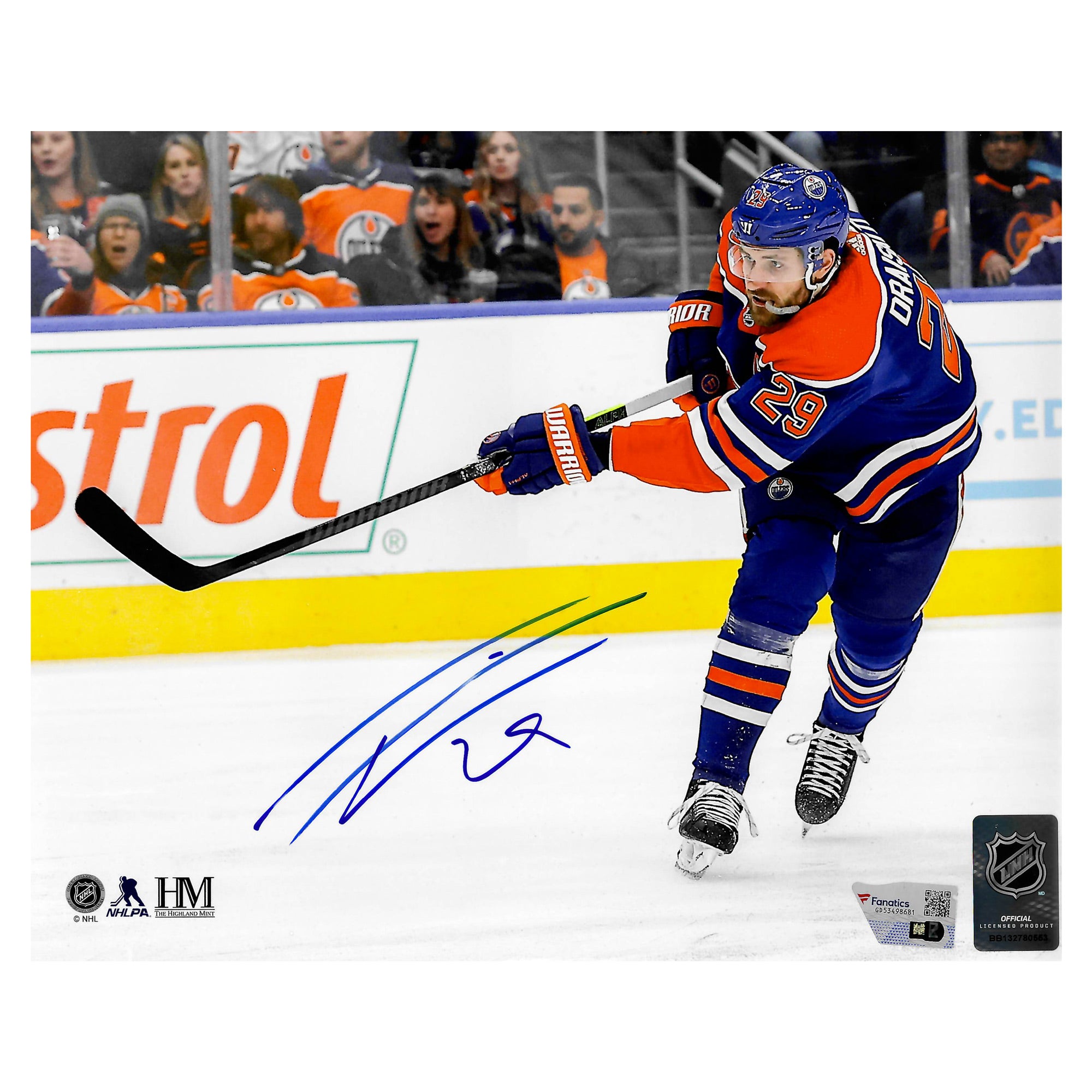 Leon draisaitl autographed sales jersey