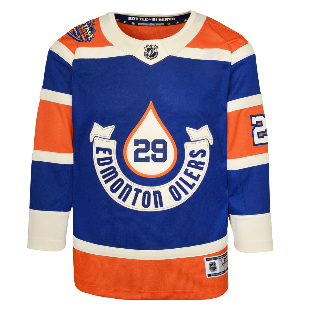 Women's NHL Edmonton Oilers Leon Draisaitl Fanatics Branded 2023 Heritage  Classic Breakaway Jersey - Royal - Sports Closet