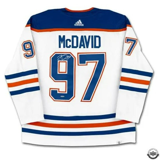 Connor McDavid #97 - Autographed Edmonton Oilers Game-Worn CCM